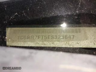 2014 Ram 1500 Express with VIN 1C6RR7FT5ES323647, listed as a IAAI auction lot 41888044 with 184,317 mi miles. Bid and sale history available at carsss.com. Image 22.
