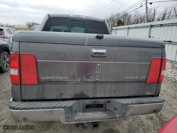 2006 Lincoln Mark LT with VIN 5LTPW18516FJ21593, listed as a Copart auction lot 46929415 with 187,114 mi miles and Salvage Title. Bid and sale history available at carsss.com. Image 6.