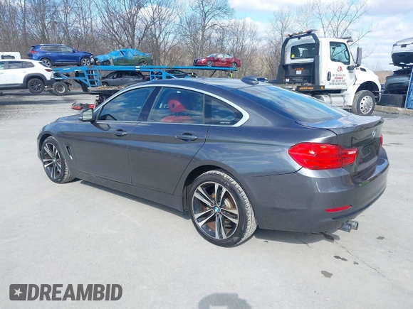 2016 BMW 4 Series 428i xDrive with VIN WBA4C9C56GG140427, listed as a IAAI auction lot 41886670 with 94,426 mi miles and . Bid and sale history available at carsss.com. Image 3.