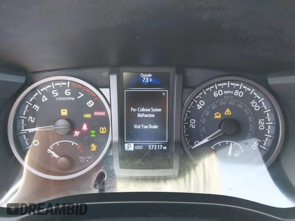 2021 Toyota Tacoma SR with VIN 3TMCZ5AN6MM393306, listed as a IAAI auction lot 42094095 with 57,217 mi miles and . Bid and sale history available at DreamBid. Image 7.