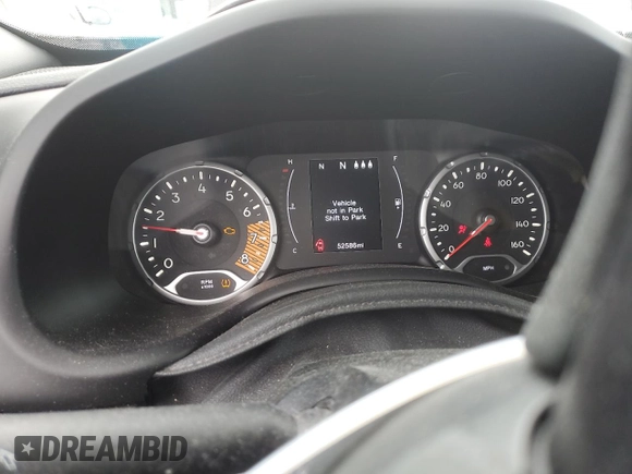 2019 Jeep Renegade Altitude z VIN ZACNJABB3KPK36000, wystawiony jako Copart lot #53492985 z przebiegiem 52 586 mil mil oraz Szkoda całkowita • Salvage title. Historia ofert i sprzedaży dostępna na DreamBid. Obrazek 9.