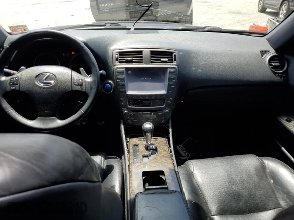 2008 Lexus IS F with VIN JTHBP262785004567, listed as a Copart auction lot 54550015 with 190,746 mi miles and Salvage Title. Bid and sale history available at carsss.com. Image 8.