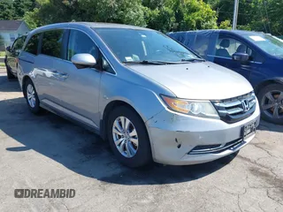 2016 Honda Odyssey EX-L z VIN 5FNRL5H64GB057527, wystawiony jako IAAI lot #42462894 z przebiegiem 103 671 mil mil oraz . Historia ofert i sprzedaży dostępna na DreamBid. Obrazek 1.