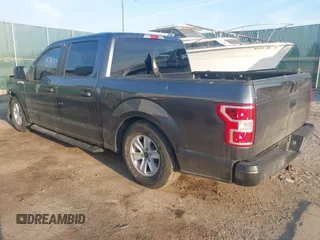 2018 Ford F-150 XL with VIN 1FTEW1E53JFD33161, listed as a IAAI auction lot 41796374 with 64,910 mi miles. Bid and sale history available at carsss.com. Image 3.