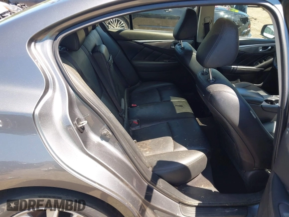 2015 Infiniti Q50 with VIN JN1BV7AP0FM357018, listed as a IAAI auction lot 42326677 with 179,436 mi miles and . Bid and sale history available at DreamBid. Image 8.