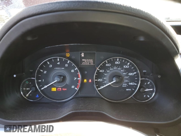 2012 Subaru Legacy Premium with VIN 4S3BMAG69C1006861, listed as a Copart auction lot 85039674 with 200,270 mi miles and Salvage title. Bid and sale history available at DreamBid. Image 9.