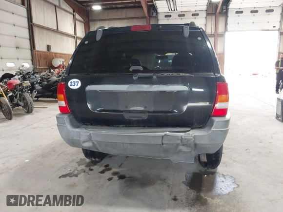 2001 Jeep Grand Cherokee Laredo с VIN 1J4GW48SX1C691946, выставлен на аукционе IAAI как лот 42468388 с пробегом 162 310 миль миль и . История ставок и продаж доступна на DreamBid. Изображение 6.