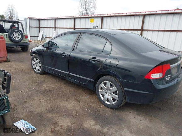 2010 Honda Civic Sdn LX with VIN 19XFA1F50AE035307, listed as a IAAI auction lot 41905570 with 64,329 mi miles. Bid and sale history available at carsss.com. Image 3.