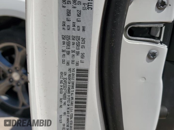 2015 Dodge Journey Crossroad with VIN 3C4PDCGG1FT746959, listed as a Copart auction lot 53618025 with 176,081 mi miles and Clean Title. Bid and sale history available at DreamBid. Image 13.
