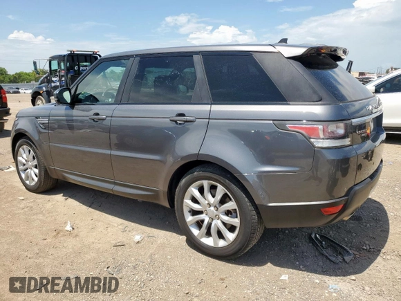 2015 Land Rover Range Rover Sport HSE with VIN SALWR2VFXFA541352, listed as a Copart auction lot 63922175 with 148,572 mi miles and Clean title. Bid and sale history available at DreamBid. Image 2.