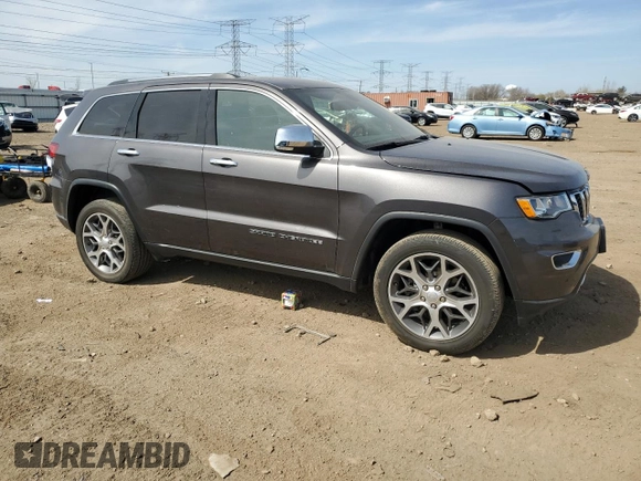 2020 Jeep Grand Cherokee Limited with VIN 1C4RJFBG7LC433948, listed as a Copart auction lot 53303595 with 48,805 mi miles and Salvage title. Bid and sale history available at DreamBid. Image 4.