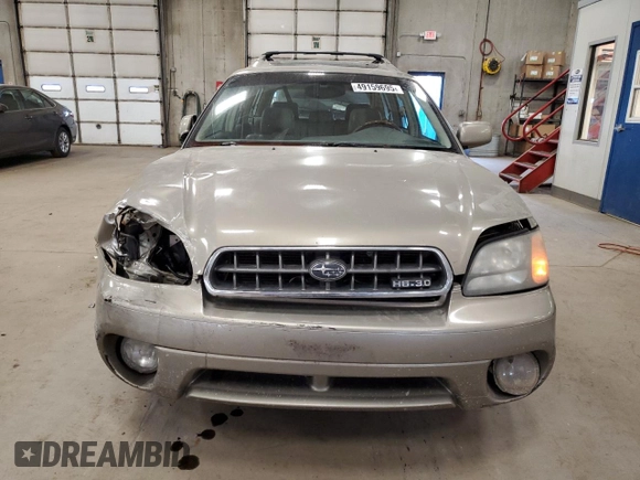 2004 Subaru Legacy Outback L.L. Bean with VIN 4S3BH806547632901, listed as a Copart auction lot 49159695 with 281,045 mi miles and Salvage title. Bid and sale history available at DreamBid. Image 5.