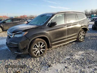 2022 Honda Pilot Touring 7-Passenger with VIN 5FNYF6H60NB100721, listed as a Copart auction lot 41966595 with 0 mi miles and Salvage Title. Bid and sale history available at carsss.com. Image 1.