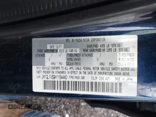 2017 Mazda Mazda6 Touring with VIN JM1GL1V59H1154440, listed as a IAAI auction lot 41078595 with 104,732 mi miles. Bid and sale history available at carsss.com. Image 9.