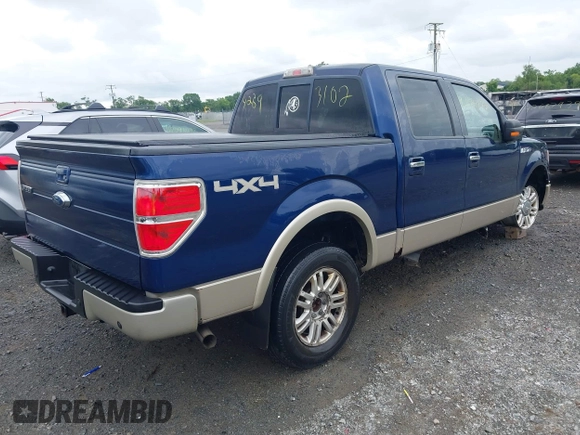 2010 Ford F-150 XL with VIN 1FTFW1EV9AFB58757, listed as a IAAI auction lot 42693102 with 197,719 mi miles and . Bid and sale history available at DreamBid. Image 4.