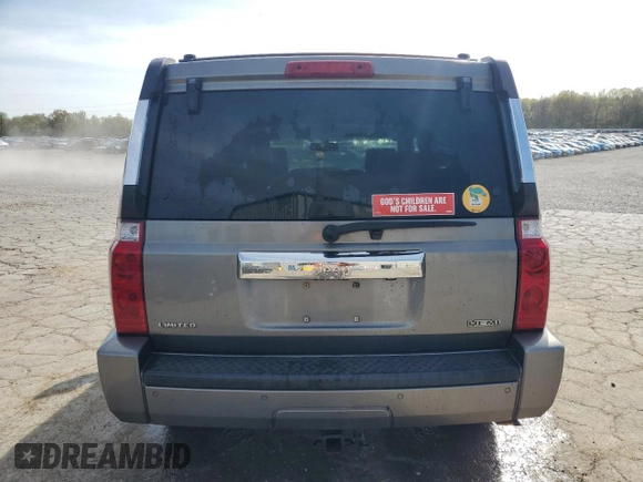 2007 Jeep Commander Limited with VIN 1J8HH582X7C636179, listed as a Copart auction lot 51293625 with 214,078 mi miles and Salvage title. Bid and sale history available at DreamBid. Image 6.