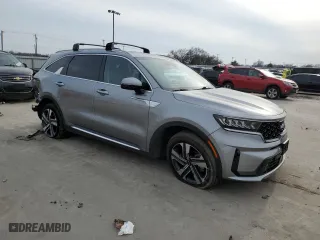 2023 Kia Sorento Hybrid EX with VIN KNDRHDLG9P5223960, listed as a Copart auction lot 45123105 with 84,581 mi miles and Salvage Title. Bid and sale history available at carsss.com. Image 4.