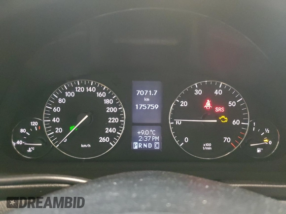 2007 Mercedes-Benz C 280 Luxury with VIN WDBRF54H57F932753, listed as a Copart auction lot 57298235 with 175,759 mi miles and Clean title. Bid and sale history available at DreamBid. Image 9.