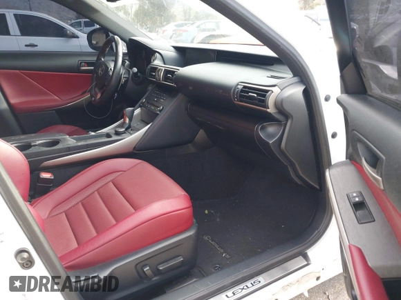 2019 Lexus IS with VIN JTHBA1D20K5085529, listed as a IAAI auction lot 41787672 with 105,633 mi miles. Bid and sale history available at carsss.com. Image 5.