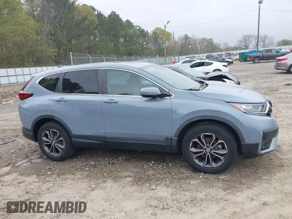 2020 Honda CR-V EX with VIN 7FARW2H51LE010421, listed as a IAAI auction lot 41861502 with 24,261 mi miles. Bid and sale history available at carsss.com. Image 13.