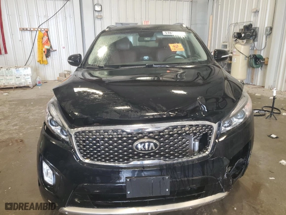 2017 Kia Sorento SX V6 with VIN 5XYPKDA57HG228433, listed as a Copart auction lot 51845215 with 94,636 mi miles and Non Repairable. Bid and sale history available at carsss.com. Image 5.