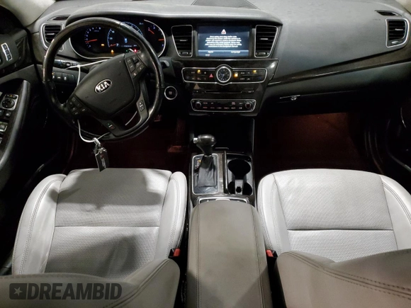 2014 Kia Cadenza Premium with VIN KNALN4D7XE5149052, listed as a Copart auction lot 82341864 with 193,220 mi miles and Salvage Title. Bid and sale history available at carsss.com. Image 8.