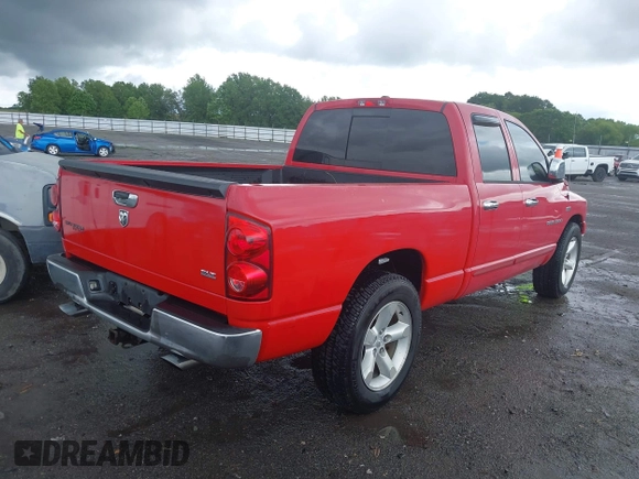 2007 Dodge 1500 SLT with VIN 1D7HA18217S114041, listed as a IAAI auction lot 42183040 with 173,500 mi miles and . Bid and sale history available at DreamBid. Image 4.