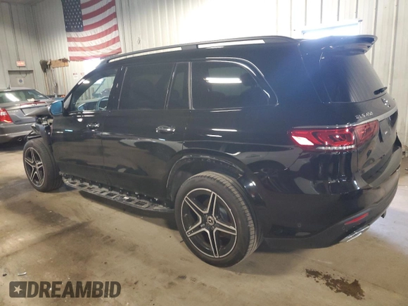 2023 Mercedes-Benz GLS 450 with VIN 4JGFF5KE8PA874580, listed as a Copart auction lot 46059574 with 12,557 mi miles and . Bid and sale history available at DreamBid. Image 2.