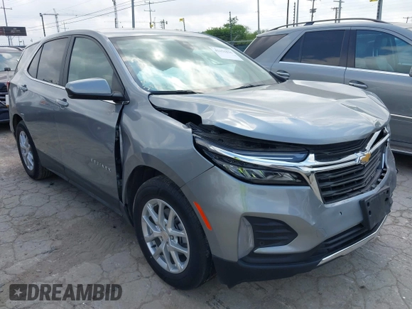 2024 Chevrolet Equinox LT with VIN 3GNAXKEGXRL353449, listed as a IAAI auction lot 42151836 with 26,903 mi miles and . Bid and sale history available at DreamBid. Image 1.