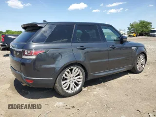 2016 Land Rover Range Rover Sport HSE with VIN SALWR2PF3GA110303, listed as a Copart auction lot 55265955 with 65,303 mi miles and Clean Title. Bid and sale history available at DreamBid. Image 3.