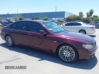 2007 BMW 7 Series 750Li with VIN WBAHN83527DT77312, listed as a IAAI auction lot 42571093 with Not provided miles and . Bid and sale history available at DreamBid. Image 1.