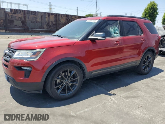 2019 Ford Explorer XLT z VIN 1FM5K7D81KGA41915, wystawiony jako Copart lot #63630995 z przebiegiem 59 801 mil mil oraz Szkoda całkowita • Salvage title. Historia ofert i sprzedaży dostępna na DreamBid. Obrazek 1.