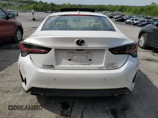 2019 Lexus RC with VIN JTHS85BC9K5004669, listed as a Copart auction lot 54005054 with 24,421 mi miles and Salvage Title. Bid and sale history available at carsss.com. Image 6.