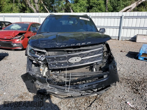 2018 Ford Explorer XLT with VIN 1FM5K7D82JGB75394, listed as a Copart auction lot 55030535 with 129,033 mi miles and Salvage title. Bid and sale history available at DreamBid. Image 5.