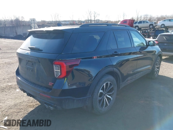 2020 Ford Explorer ST with VIN 1FM5K8GC5LGC95974, listed as a IAAI auction lot 41721829 with 64,870 mi miles. Bid and sale history available at carsss.com. Image 4.