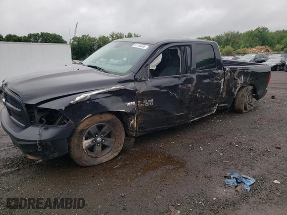 2016 Ram 1500 Tradesman with VIN 1C6RR7STXGS229806, listed as a Copart auction lot 61156965 with 102,296 mi miles and Salvage title. Bid and sale history available at DreamBid. Image 1.