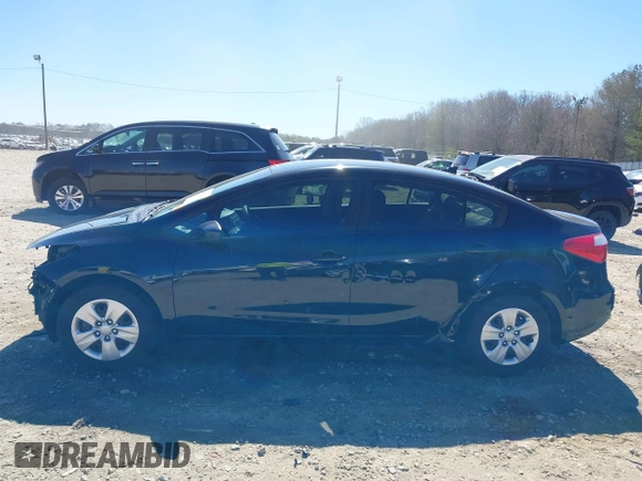 2014 Kia Forte LX with VIN KNAFK4A67E5245996, listed as a IAAI auction lot 41817051 with 133,377 mi miles. Bid and sale history available at carsss.com. Image 15.
