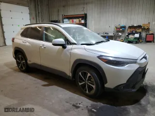 2024 Toyota Corolla Cross Hybrid S with VIN 7MUFBABG0RV052815, listed as a Copart auction lot 87680775 with 5,481 mi miles and Salvage Title. Bid and sale history available at carsss.com. Image 4.