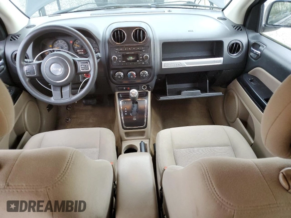2017 Jeep Compass Sport with VIN 1C4NJCBA7HD123955, listed as a Copart auction lot 52464515 with 118,193 mi miles and Clean Title. Bid and sale history available at carsss.com. Image 8.