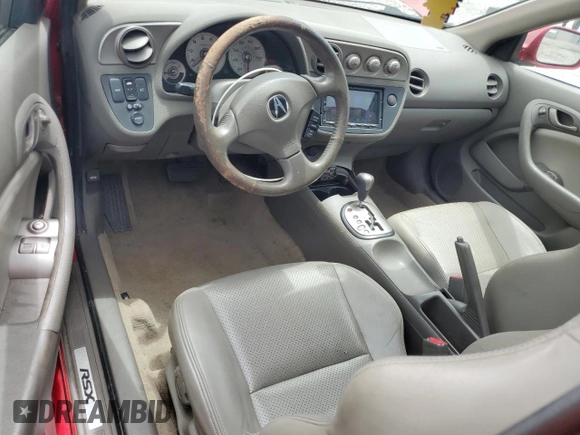 2004 Acura RSX with VIN JH4DC54894S006068, listed as a Copart auction lot 59603365 with 170,805 mi miles and Salvage title. Bid and sale history available at DreamBid. Image 8.