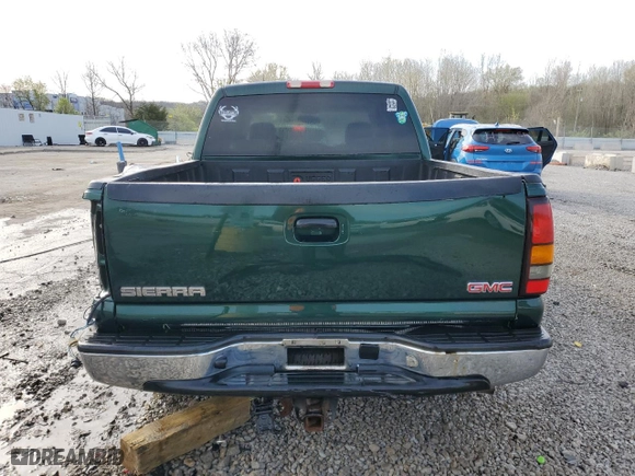 2006 GMC Sierra 1500 SLT with VIN 2GTEK13TX61246773, listed as a Copart auction lot 51509525 with 239,421 mi miles and Non Repairable. Bid and sale history available at carsss.com. Image 6.