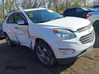 2017 Chevrolet Equinox Premier with VIN 2GNFLGE3XH6301818, listed as a IAAI auction lot 41999617 with 75,299 mi miles. Bid and sale history available at carsss.com. Image 6.