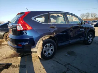 2015 Honda CR-V LX with VIN 5J6RM4H31FL119209, listed as a Copart auction lot 47818315 with 143,023 mi miles and Salvage Title. Bid and sale history available at DreamBid. Image 3.