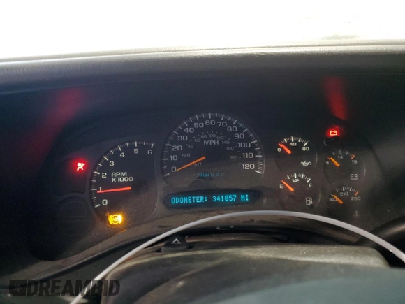 2004 Chevrolet Suburban Z71 with VIN 3GNFK16Z94G310219, listed as a Copart auction lot 45228915 with 341,057 mi miles and Salvage Title. Bid and sale history available at carsss.com. Image 9.