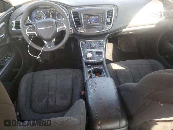 2015 Chrysler 200 Limited with VIN 1C3CCCAB1FN759195, listed as a Copart auction lot 61853475 with 172,433 mi miles and Salvage title. Bid and sale history available at DreamBid. Image 8.