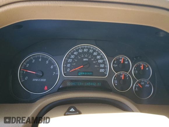2003 GMC Envoy XL SLE with VIN 1GKES16S236145643, listed as a Copart auction lot 52568345 with 145,442 mi miles and Salvage Title. Bid and sale history available at carsss.com. Image 9.