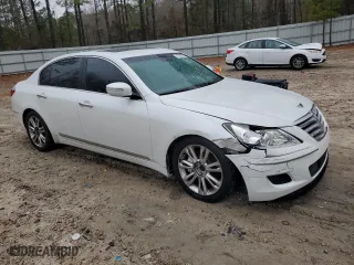 2011 Hyundai Genesis with VIN KMHGC4DF1BU135779, listed as a Copart auction lot 47365635 with 131,422 mi miles and Salvage Title. Bid and sale history available at carsss.com. Image 4.