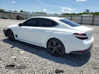 2023 Genesis G70 2.0T z VIN KMTG34TA2PU121330, wystawiony jako Copart lot #55718144 z przebiegiem 19 599 mil mil oraz Szkoda całkowita • Salvage title. Historia ofert i sprzedaży dostępna na DreamBid. Obrazek 2.