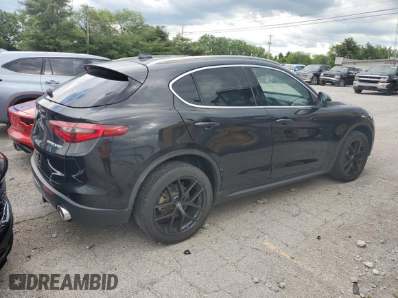 2018 Alfa Romeo Stelvio z VIN ZASFAKAN1J7B92901, wystawiony jako Copart lot #56943405 z przebiegiem 78 444 mil mil oraz Czysty tytuł • Clean title. Historia ofert i sprzedaży dostępna na DreamBid. Obrazek 3.