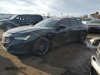 2022 Acura TLX Type S with VIN 19UUB7F03NA001108, listed as a Copart auction lot 46805155 with 22,909 mi miles and Salvage title. Bid and sale history available at DreamBid. Image 1.